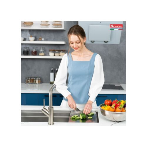 Chậu rửa bát chống xước Konox Workstation Sink – Undermount Sink KN7644SU Dekor (5)